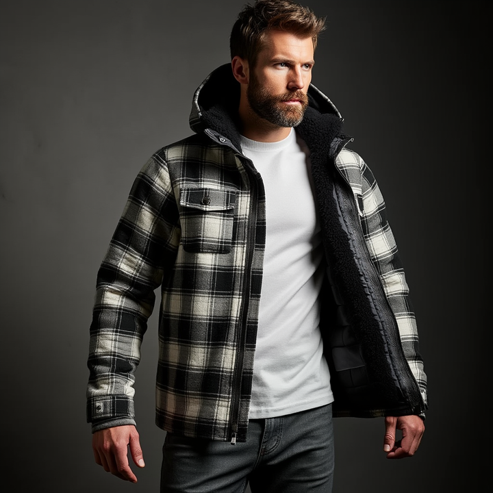 Arctic Shield Quilted Flannel Jacket™ | White