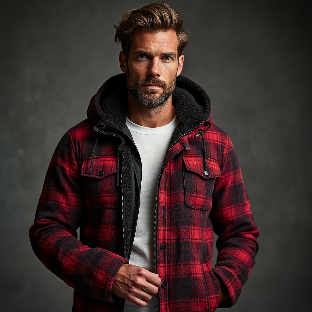 Arctic Shield Quilted Flannel Jacket™ | Red