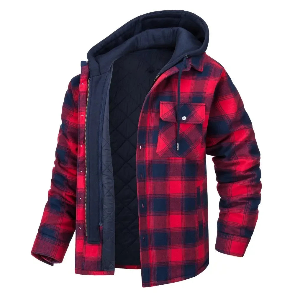 Arctic Shield Quilted Flannel Jacket™ | Red