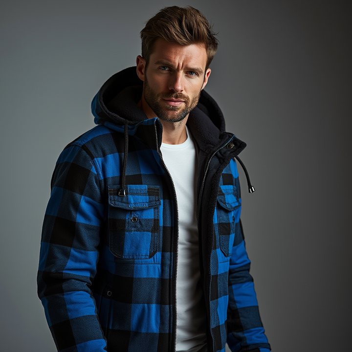 Arctic Shield Quilted Flannel Jacket™ | Blue